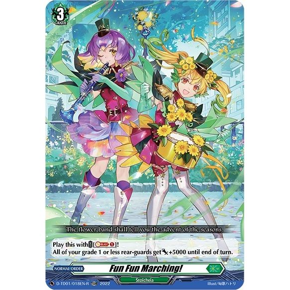 Image for Fun Fun Marching! (Foil) (D-TD01/018EN-R) (D-TD01) - Cardfight Vanguard
