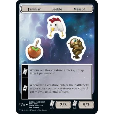 Image for Familiar Beeble Mascot (24) (UNF) - Magic: The Gathering