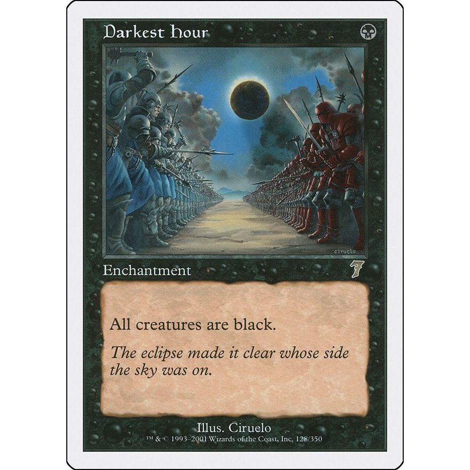 Image for Darkest Hour (128) (7ED) - Magic: The Gathering