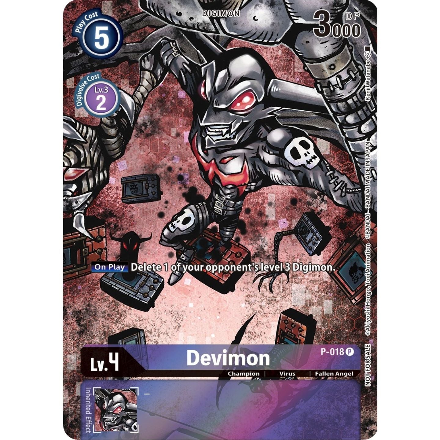 Image for Devimon - P-018 (25th Special Memorial Pack) (P-018 P) (D-PR) - Digimon Card Game