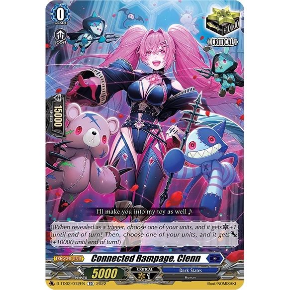 Image for Connected Rampage, Clenn (D-TD02/012EN) (D-TD02) - Cardfight Vanguard