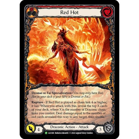 Image for Red Hot - LGS108 (LGS108) (PR) - Flesh and Blood TCG