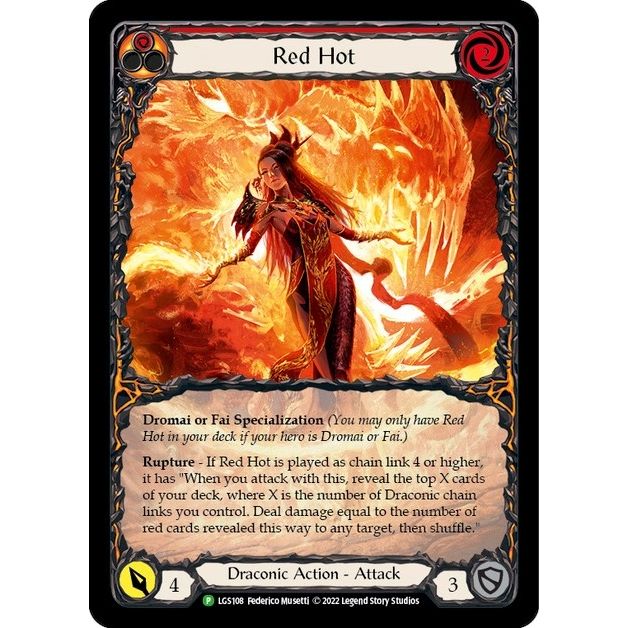 Image for Red Hot - LGS108 (LGS108) (PR) - Flesh and Blood TCG