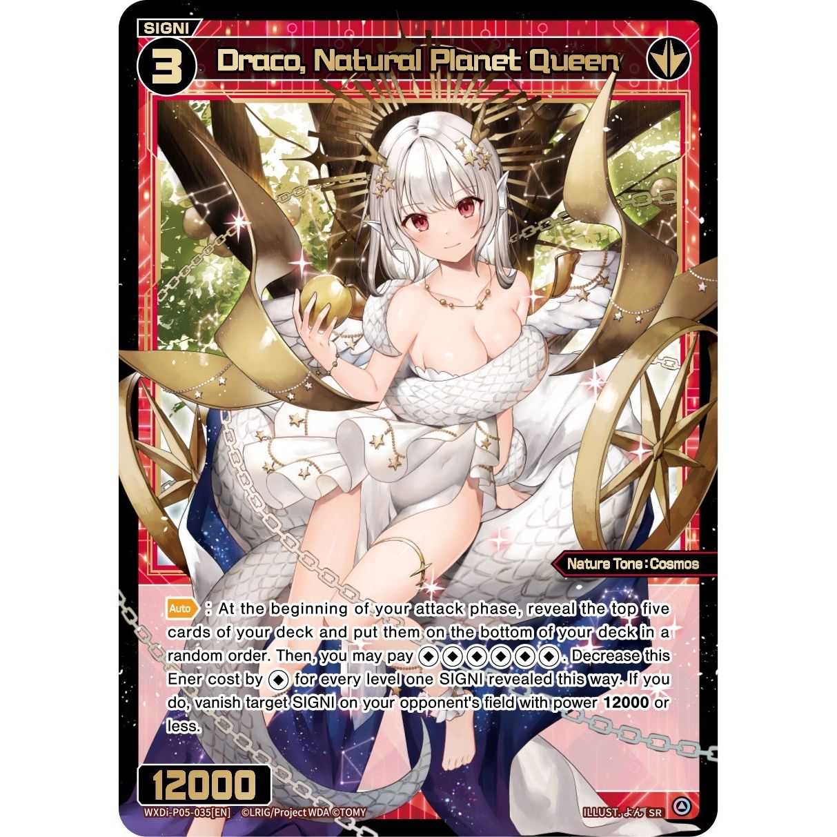 Image for Draco, Natural Planet Queen (WXDi-P05-035[EN]) (WXDi-P05) - WIXOSS