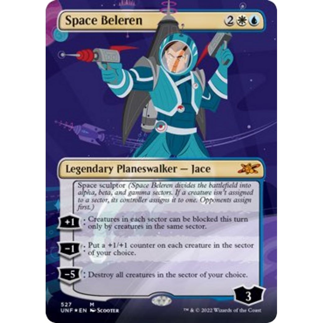 Image for Space Beleren (Borderless) (Galaxy Foil) (527) (UNF) - Magic: The Gathering