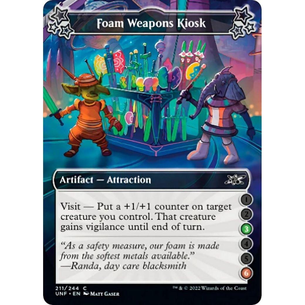 Image for Foam Weapons Kiosk (3-6) (211) (UNF) - Magic: The Gathering