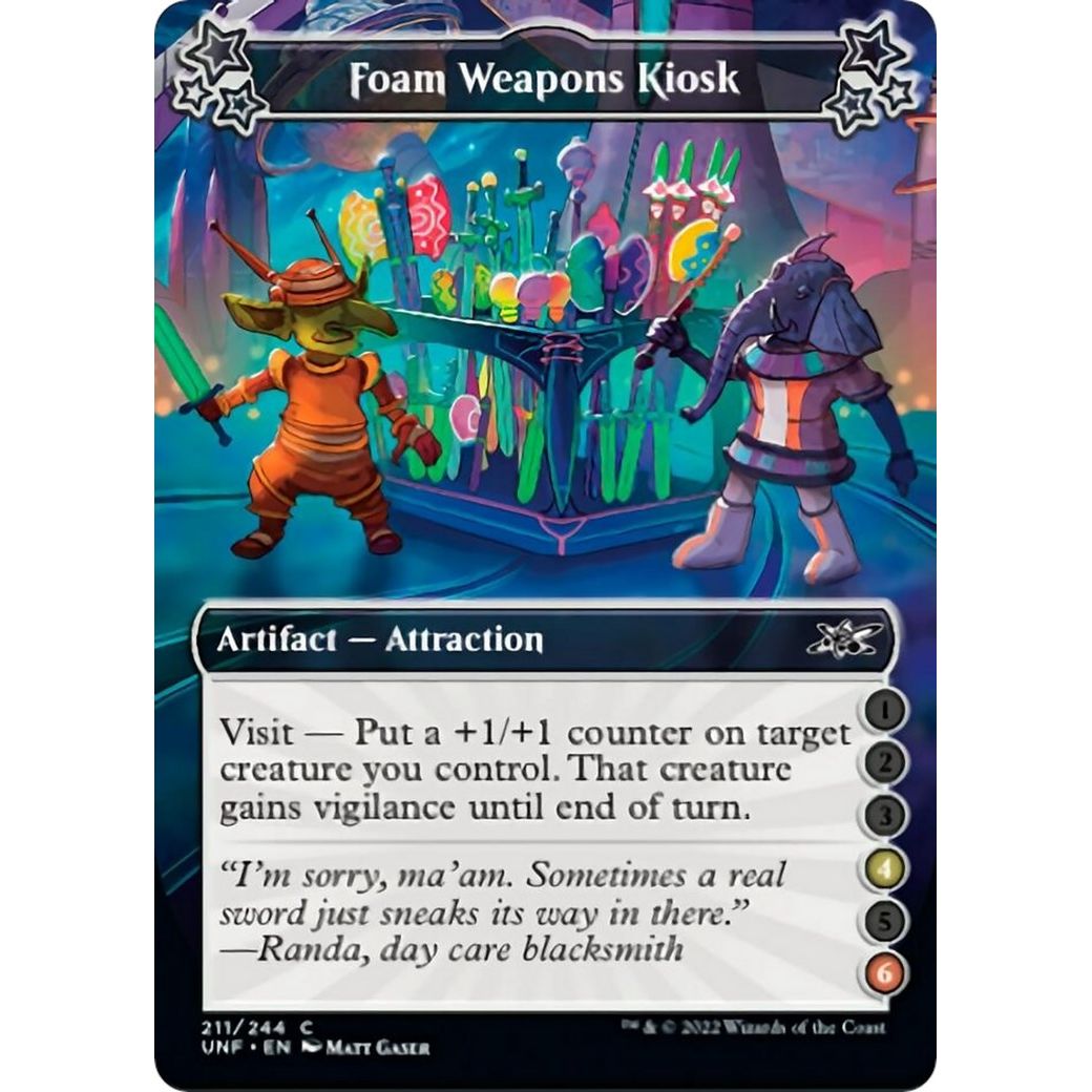 Image for Foam Weapons Kiosk (4-6) (211) (UNF) - Magic: The Gathering