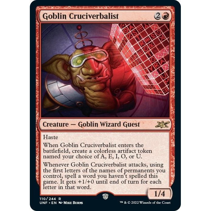 Image for Goblin Cruciverbalist (110) (UNF) - Magic: The Gathering