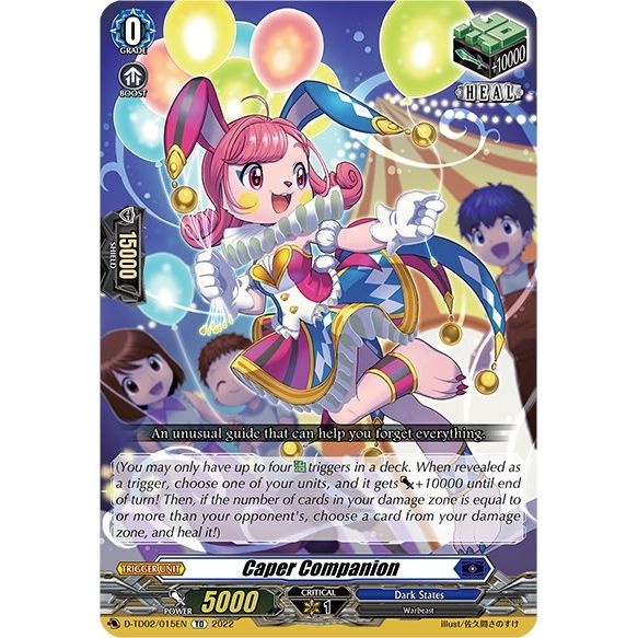 Image for Caper Companion (D-TD02/015EN) (D-TD02) - Cardfight Vanguard