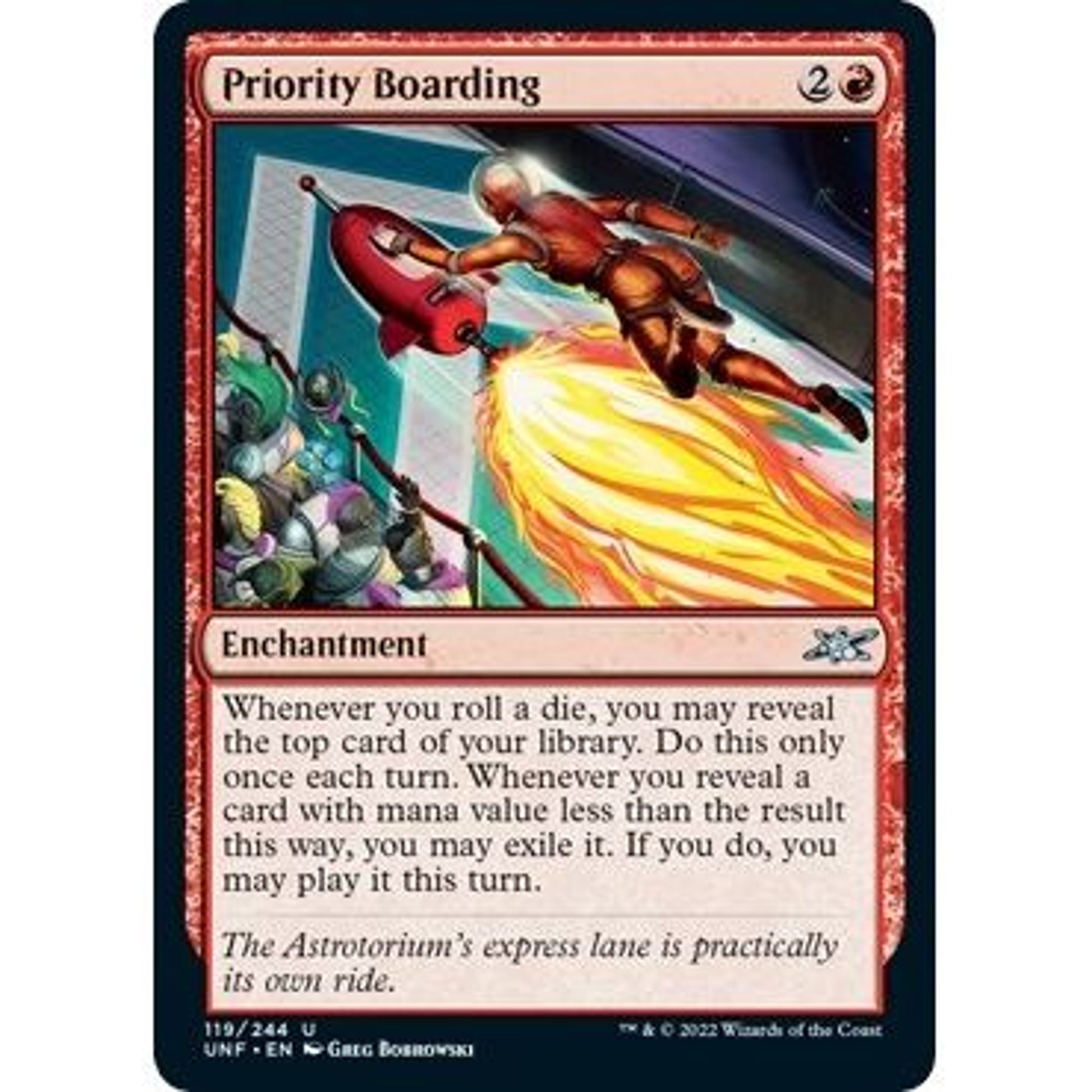 Image for Priority Boarding (119) (UNF) - Magic: The Gathering