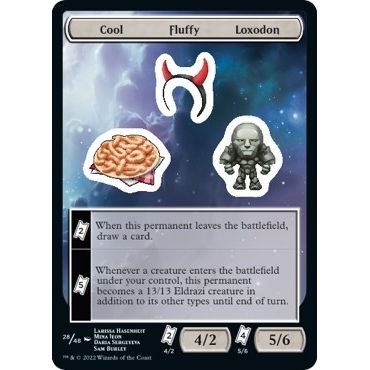 Image for Cool Fluffy Loxodon (28) (UNF) - Magic: The Gathering