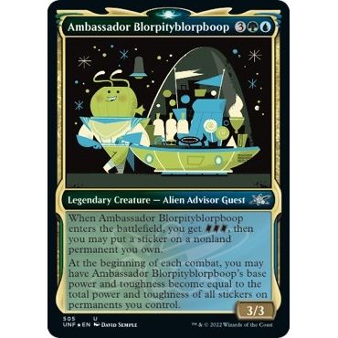 Image for Ambassador Blorpityblorpboop (Showcase) (Galaxy Foil) (505) (UNF) - Magic: The Gathering