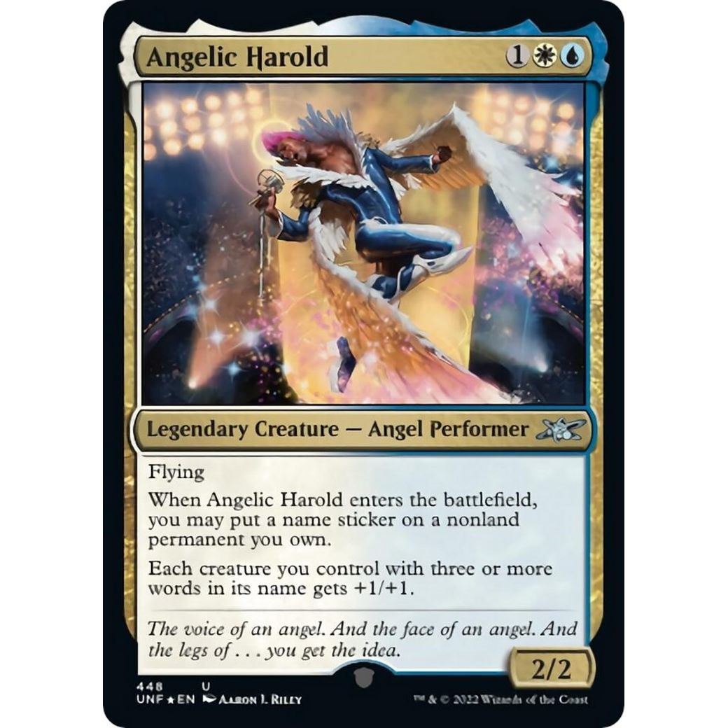 Image for Angelic Harold (Galaxy Foil) (448) (UNF) - Magic: The Gathering