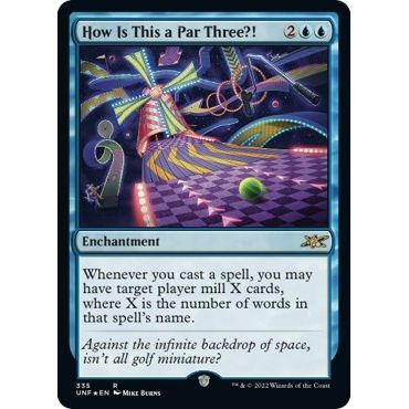 Image for How Is This a Par Three?! (Galaxy Foil) (335) (UNF) - Magic: The Gathering