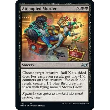 Image for Attempted Murder (Galaxy Foil) (352) (UNF) - Magic: The Gathering