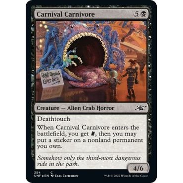 Image for Carnival Carnivore (Galaxy Foil) (354) (UNF) - Magic: The Gathering