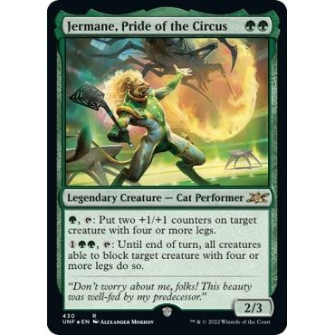 Image for Jermane, Pride of the Circus (Galaxy Foil) (430) (UNF) - Magic: The Gathering
