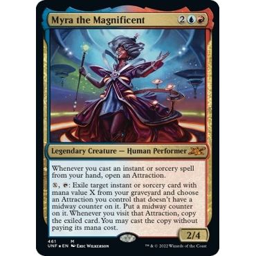 Image for Myra the Magnificent (Galaxy Foil) (461) (UNF) - Magic: The Gathering