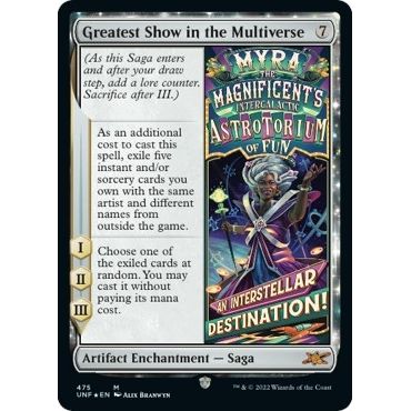 Image for Greatest Show in the Multiverse (Galaxy Foil) (475) (UNF) - Magic: The Gathering