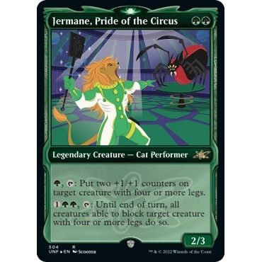Image for Jermane, Pride of the Circus (Showcase) (Galaxy Foil) (504) (UNF) - Magic: The Gathering