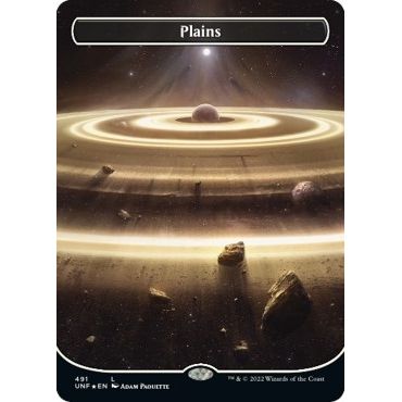 Image for Plains (491) (Borderless) (Galaxy Foil) (491) (UNF) - Magic: The Gathering