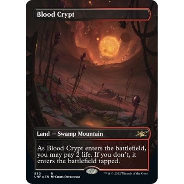 Image for Blood Crypt (Borderless) (Galaxy Foil) (530) (UNF) - Magic: The Gathering