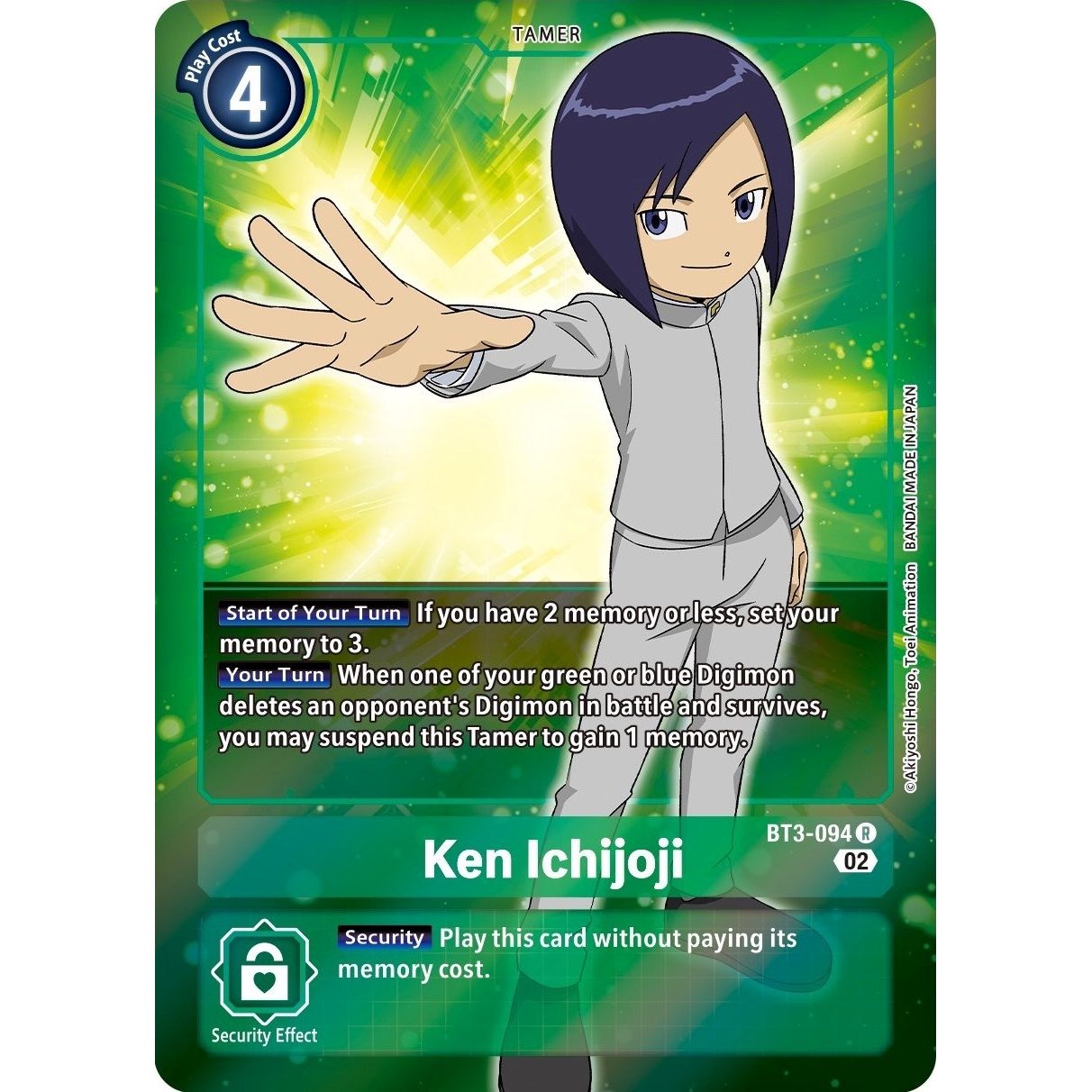Image for Ken Ichijoji (Alternate Art) (BT3-094 R) (ST-13) - Digimon Card Game