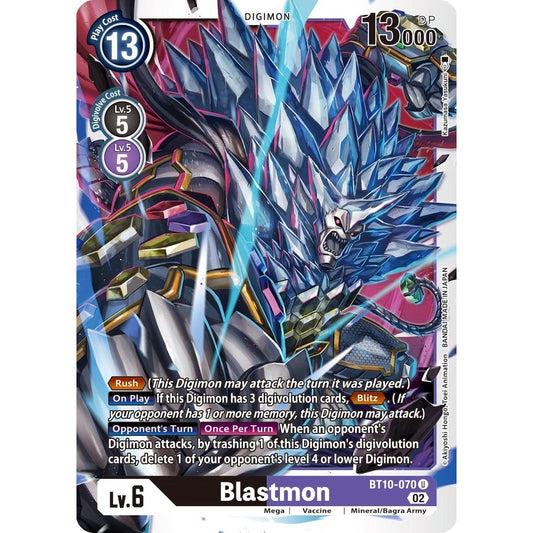 Image for Blastmon (BT10-070 U) (BT10) - Digimon Card Game