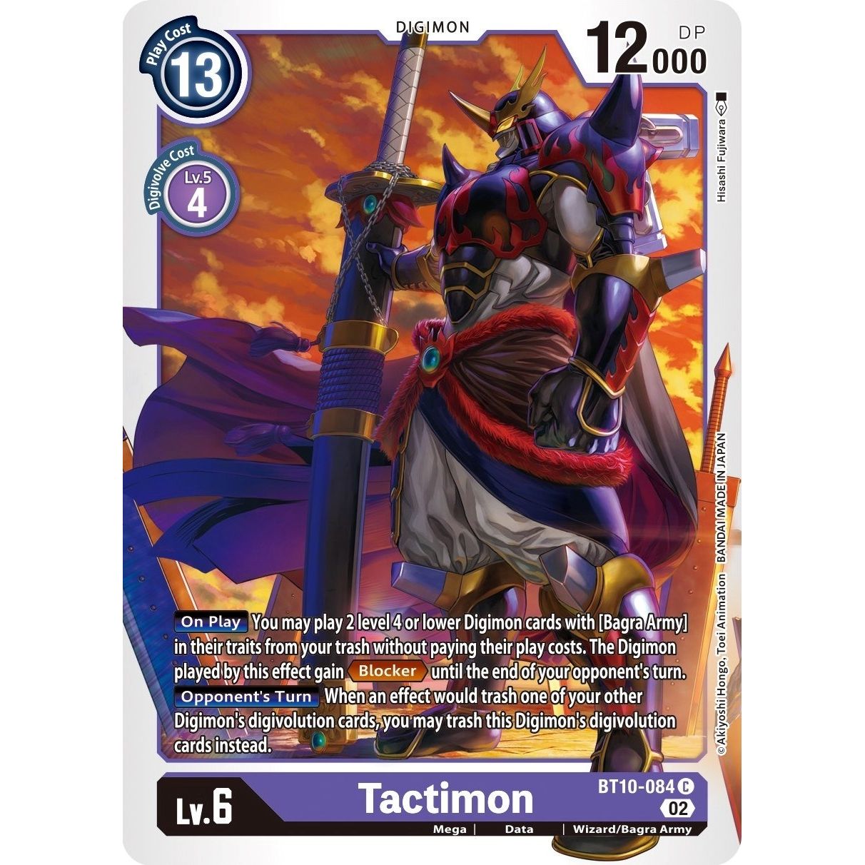 Image for Tactimon (BT10-084 C) (BT10) - Digimon Card Game