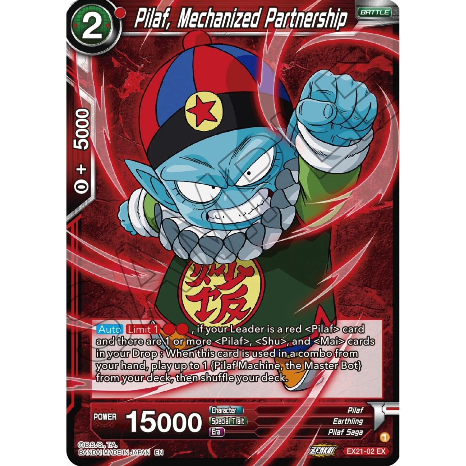 Image for Pilaf, Mechanized Partnership (EX21-02) (DBS-BE21) - Dragon Ball Super: Masters