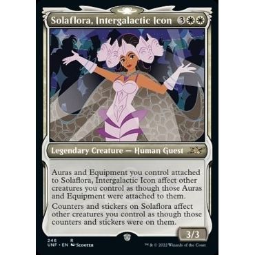 Image for Solaflora, Intergalactic Icon (Showcase) (246) (UNF) - Magic: The Gathering