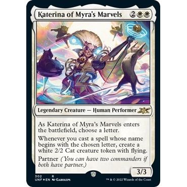 Image for Katerina of Myra's Marvels (Galaxy Foil) (302) (UNF) - Magic: The Gathering