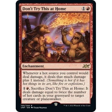Image for Don't Try This at Home (105) (UNF) - Magic: The Gathering