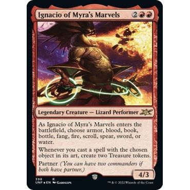Image for Ignacio of Myra's Marvels (Galaxy Foil) (398) (UNF) - Magic: The Gathering