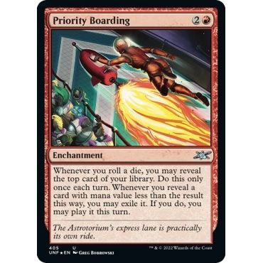 Image for Priority Boarding (Galaxy Foil) (405) (UNF) - Magic: The Gathering