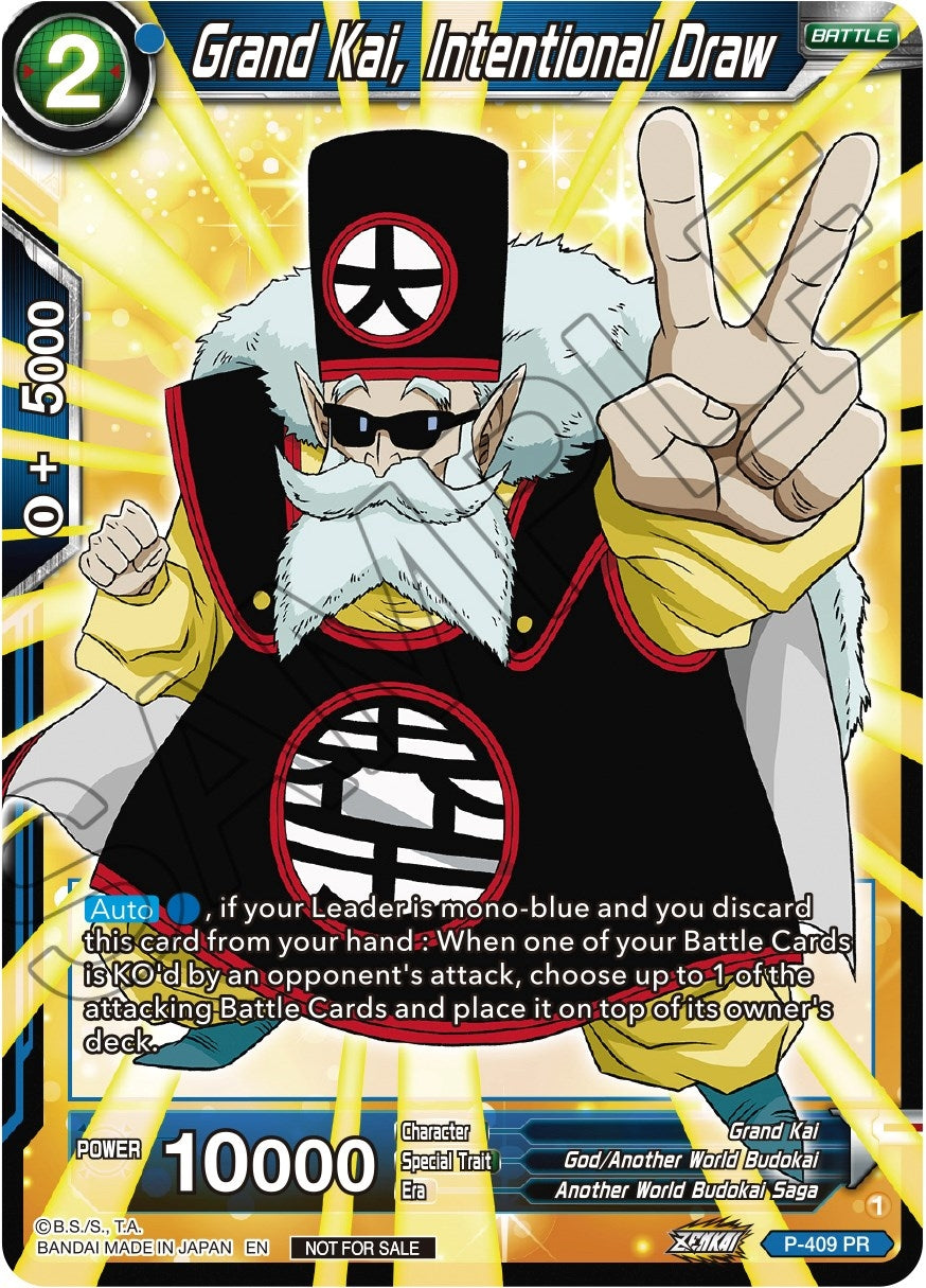 Image for Grand Kai, Intentional Law (Zenkai Series Tournament Pack Vol.1) (P-409) (TPR) - Dragon Ball Super: Masters