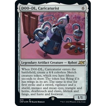 Image for D00-DL, Caricaturist (Galaxy Foil) (473) (UNF) - Magic: The Gathering