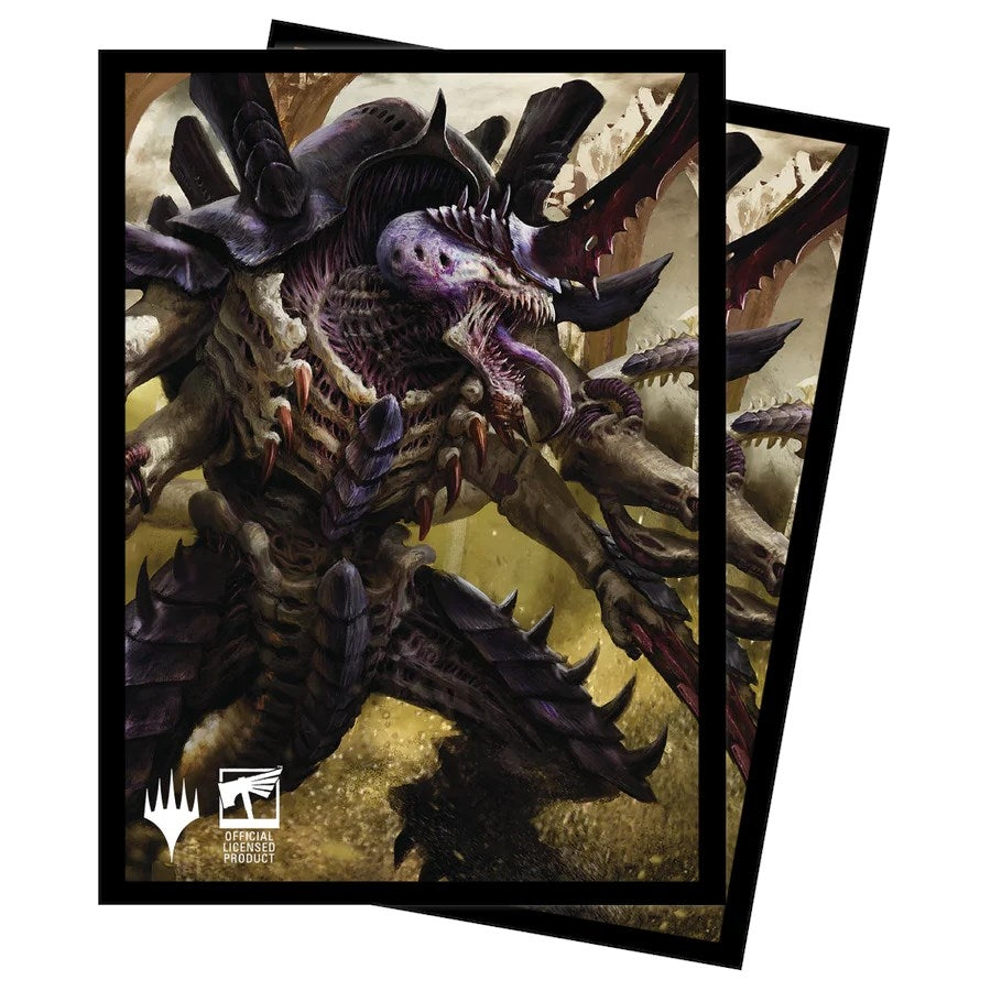 Image for Warhammer 40K Commander The Swarmlord Standard Deck Protector sleeves for Magic (100-pack) - Card Sleeves