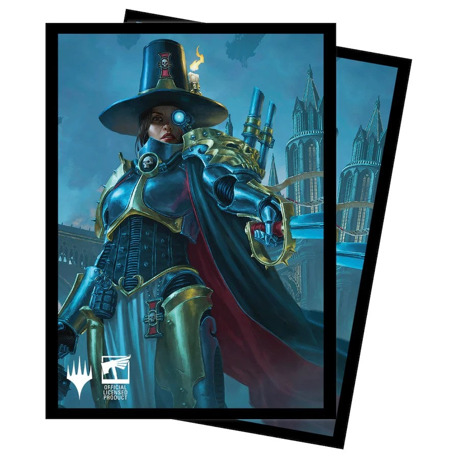 Image for Warhammer 40K Commander Inquisitor Greyfax Standard Deck Protector sleeves for Magic (100-pack) - Card Sleeves
