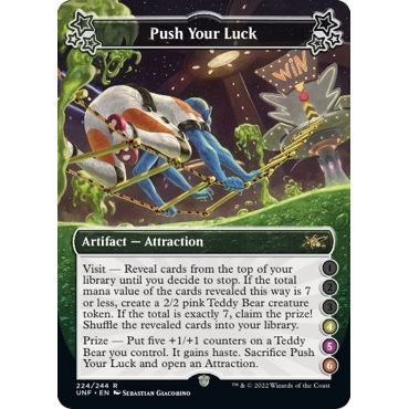 Image for Push Your Luck (4-5-6) (224) (UNF) - Magic: The Gathering