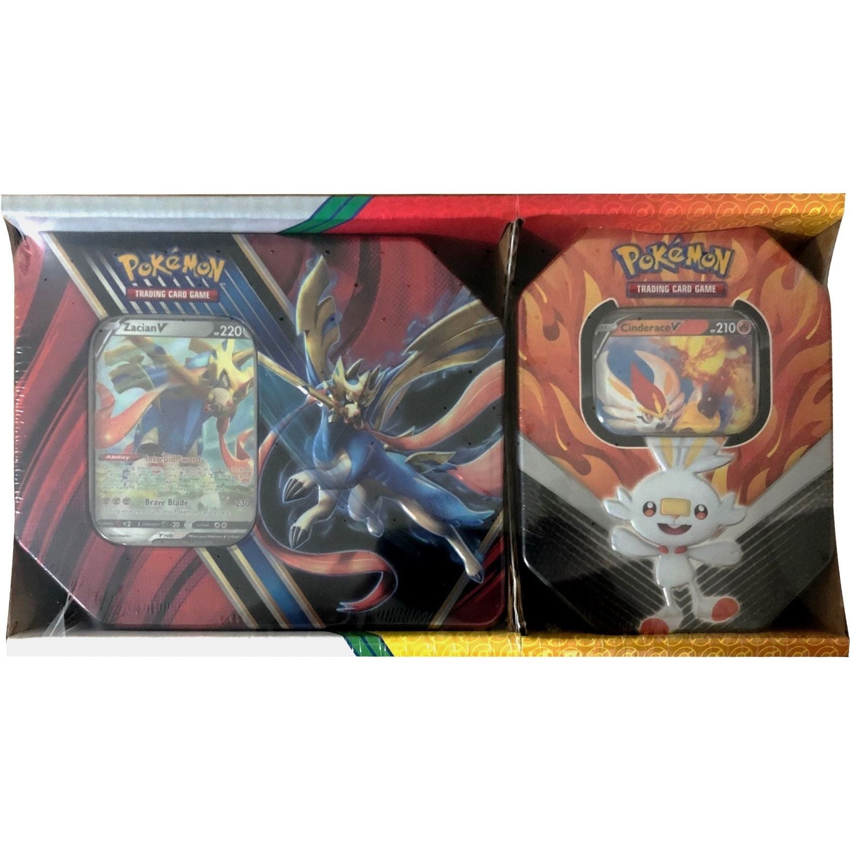 Image for Legends of Galar Tin + Galar Partners Tin 2-pack [Zacian V/Cinderace V] (Retail Exclusive) - Pokemon