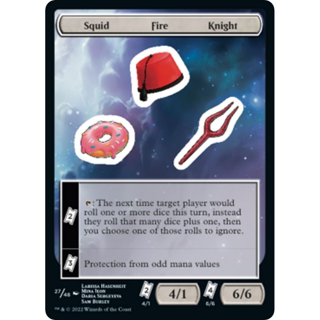 Image for Squid Fire Knight (27) (UNF) - Magic: The Gathering