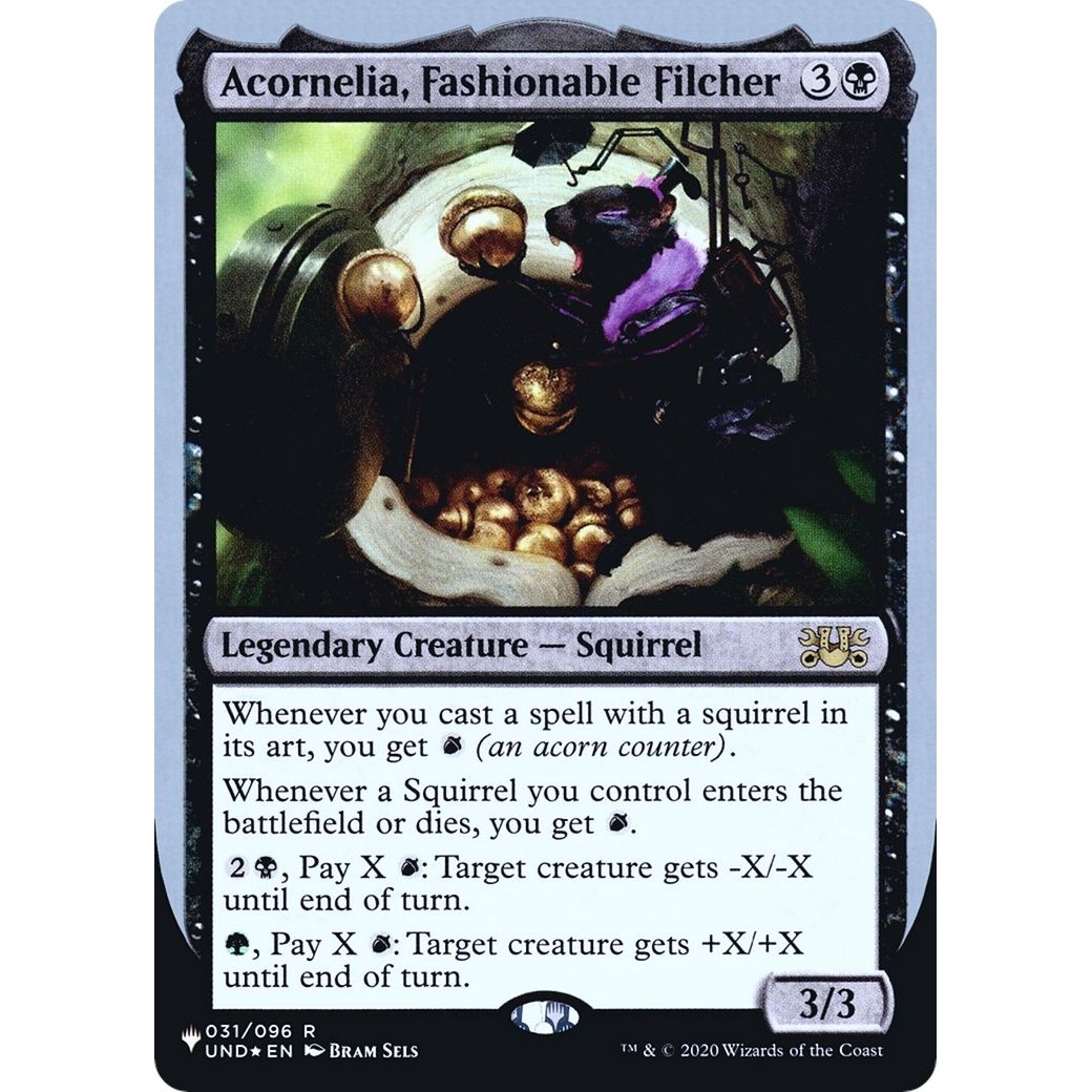 Image for Acornelia, Fashionable Filcher (031/096) (LIST) - Magic: The Gathering