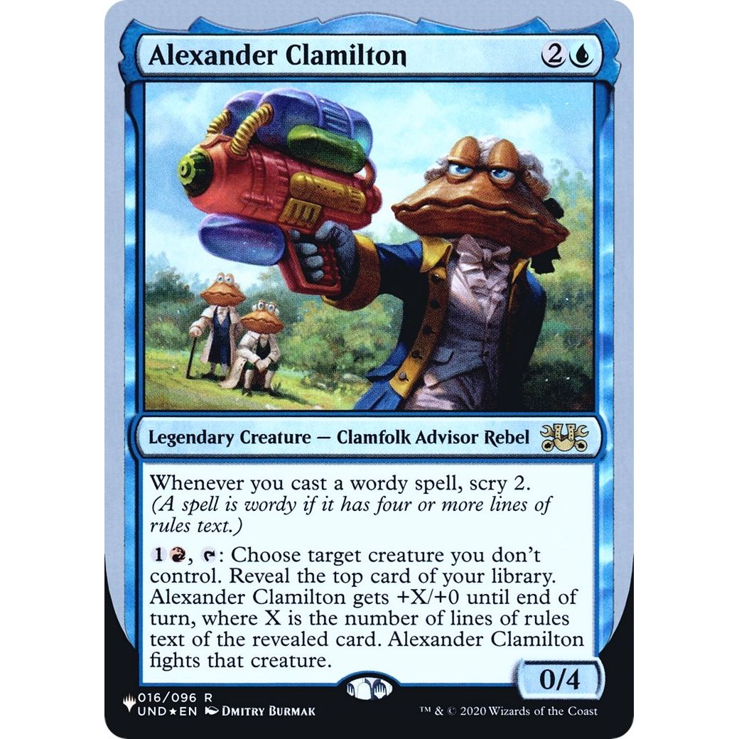 Image for Alexander Clamilton (016/096) (LIST) - Magic: The Gathering