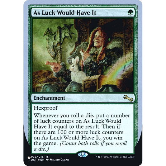 Image for As Luck Would Have It (102/216) (LIST) - Magic: The Gathering