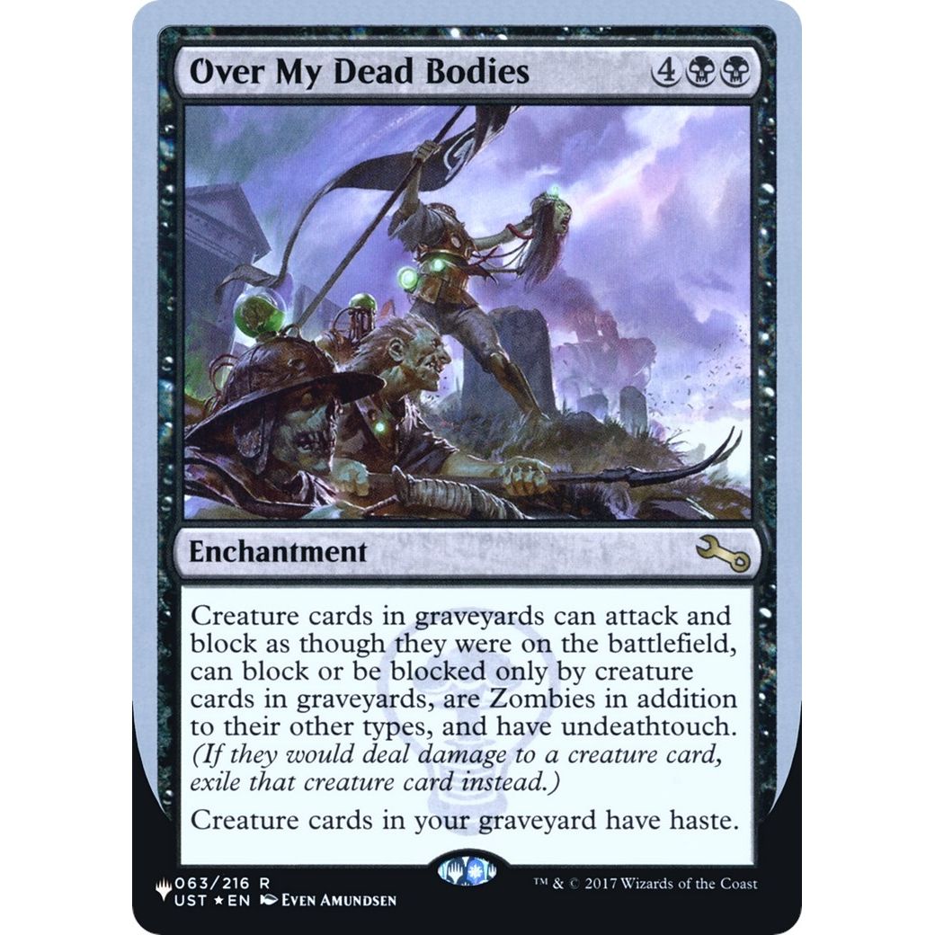 Image for Over My Dead Bodies (063/216) (LIST) - Magic: The Gathering