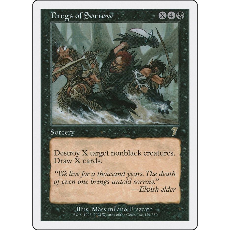 Image for Dregs of Sorrow (129) (7ED) - Magic: The Gathering