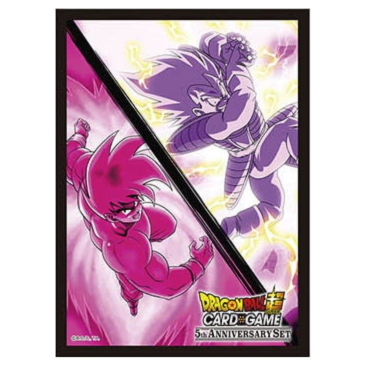 Image for Dragon Ball Super CCG: 5th Anniversary Set Card Sleeves - Son Goku & Vegeta (66-Pack) - Card Sleeves
