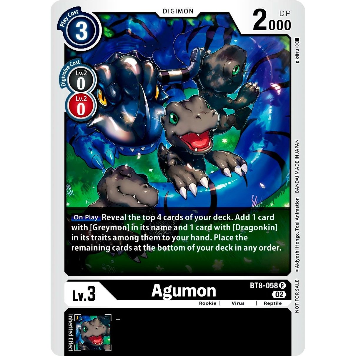 Image for Agumon (Xros Encounter Pre-Release) (BT8-058 R) (BT08) - Digimon Card Game