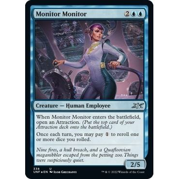 Image for Monitor Monitor (Galaxy Foil) (338) (UNF) - Magic: The Gathering